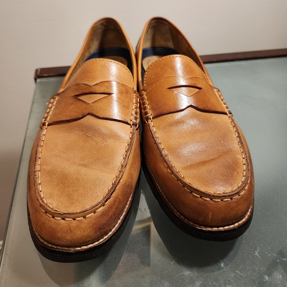 Rockport TruTech Mens Leather Slip On Shoes Brown Size 11